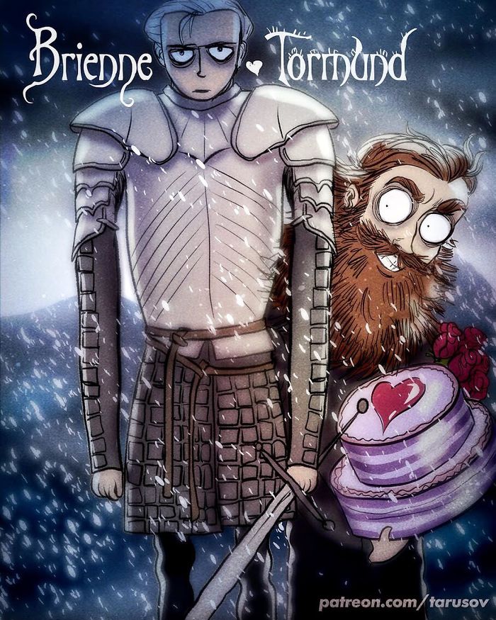 Andrew Tarusov - Game of Thrones - Tim Burton